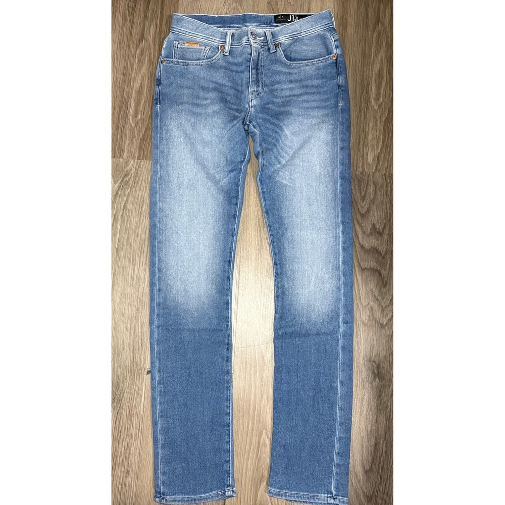 Armani Exchange J13 Slim Fit Jeans Mens 29 Medium Blue Pants‎ Soft Stretch Denim